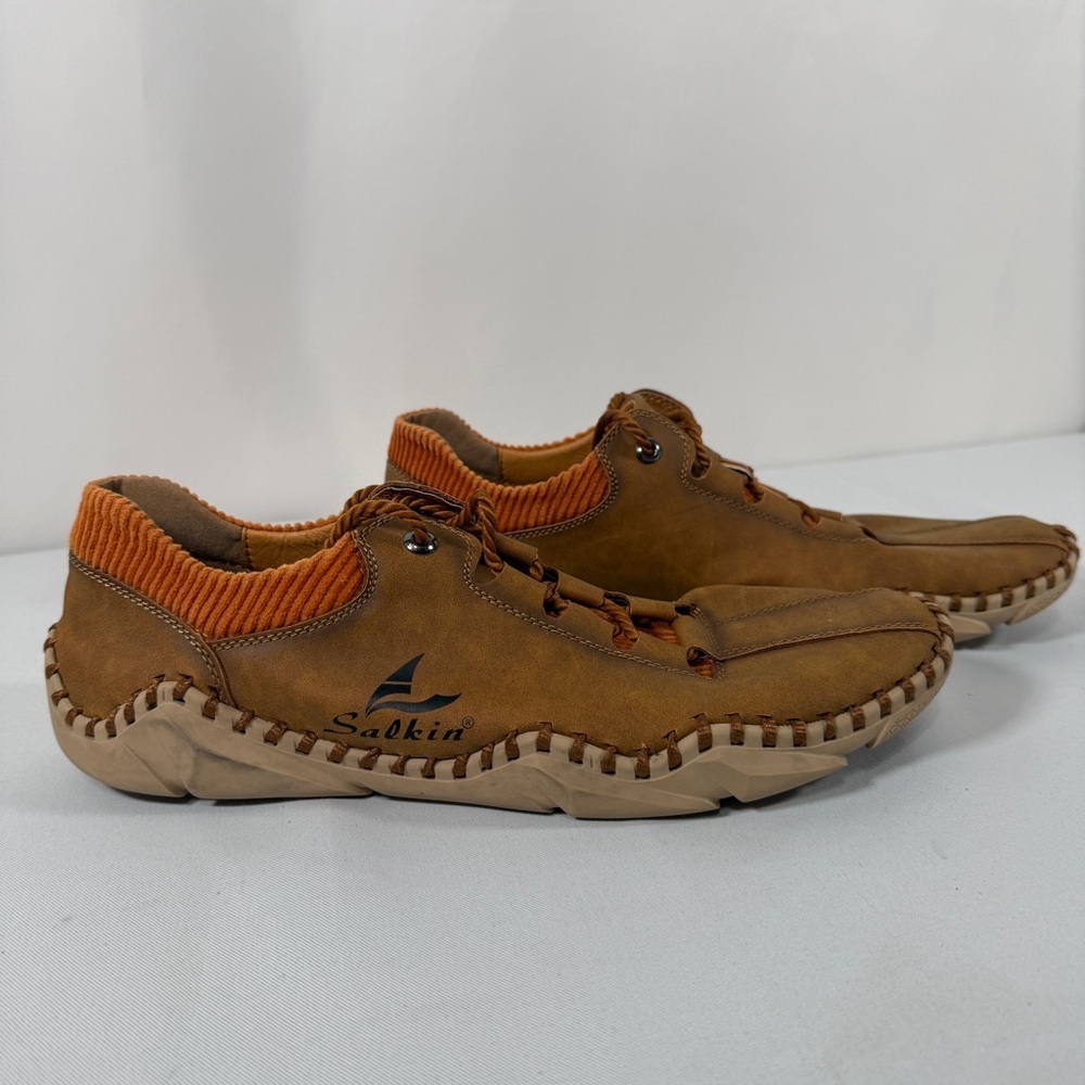 Salkin, Men's Tan Casual Loafers